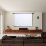 4:3 Projector Screen with Manual Pull Down for Home Theater Projector Screens Living and Home 140cm W x 105cm H 