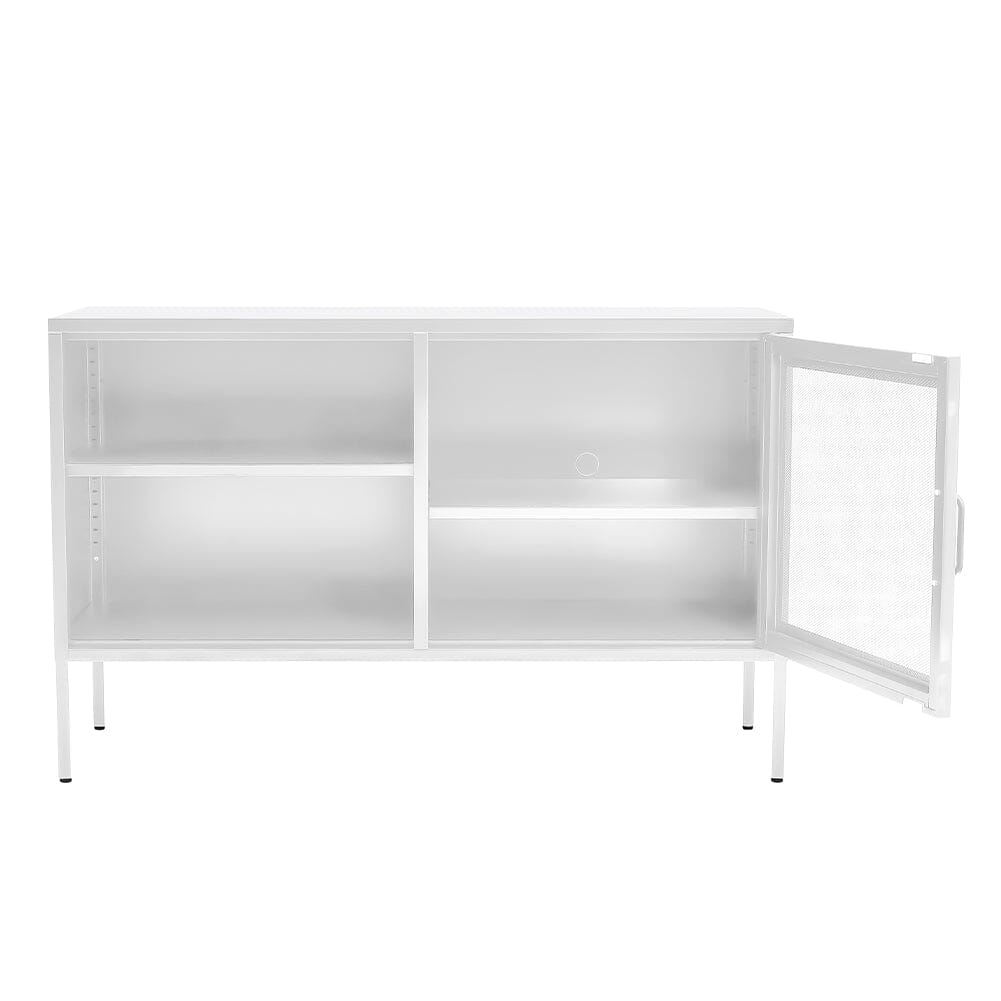 Freestanding Steel File Filing Cabinet with Open Shelves Living and Home 