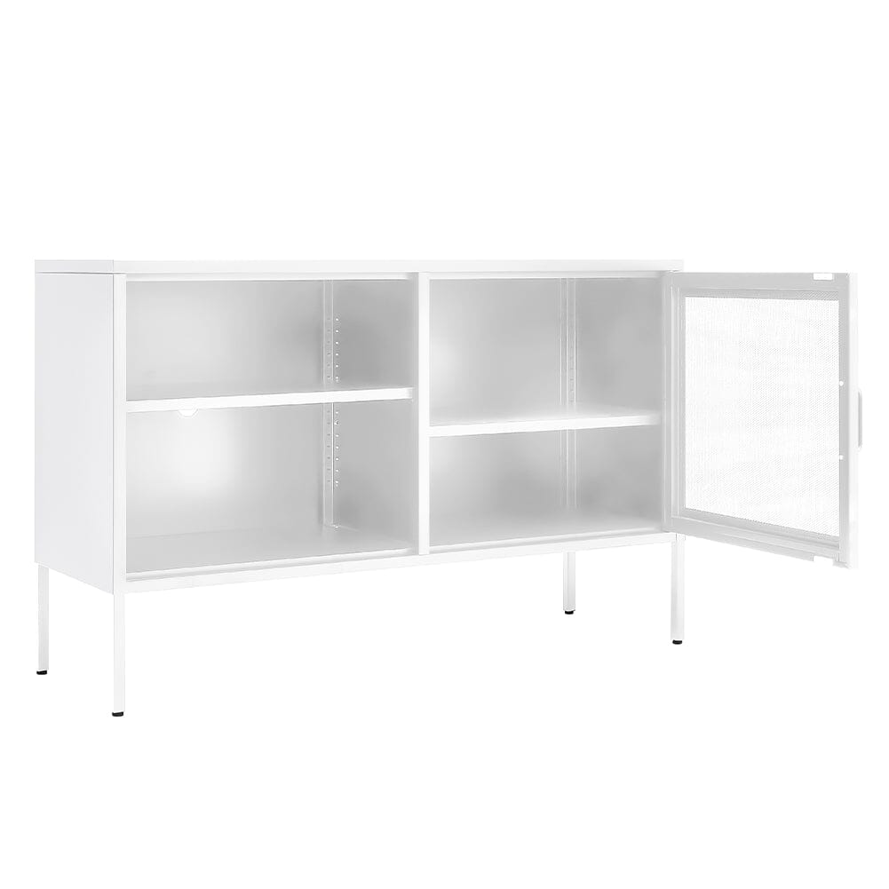 Freestanding Steel File Filing Cabinet with Open Shelves Living and Home 