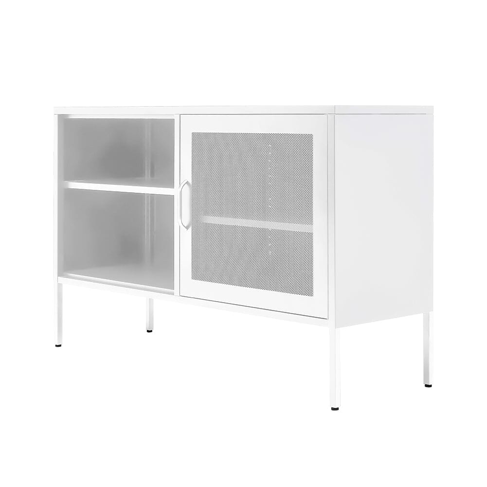 Freestanding Steel File Filing Cabinet with Open Shelves Living and Home 