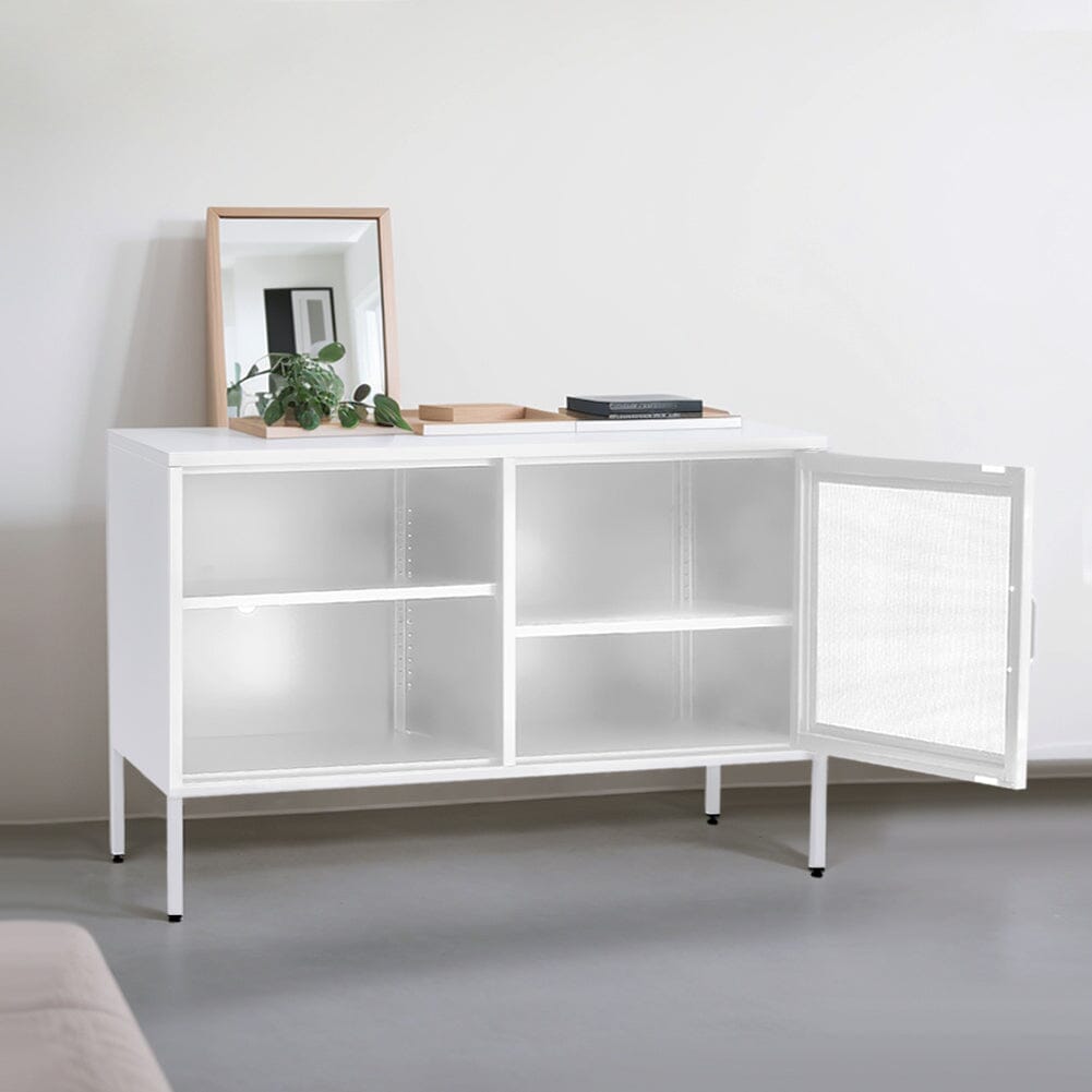 Freestanding Steel File Filing Cabinet with Open Shelves Living and Home 