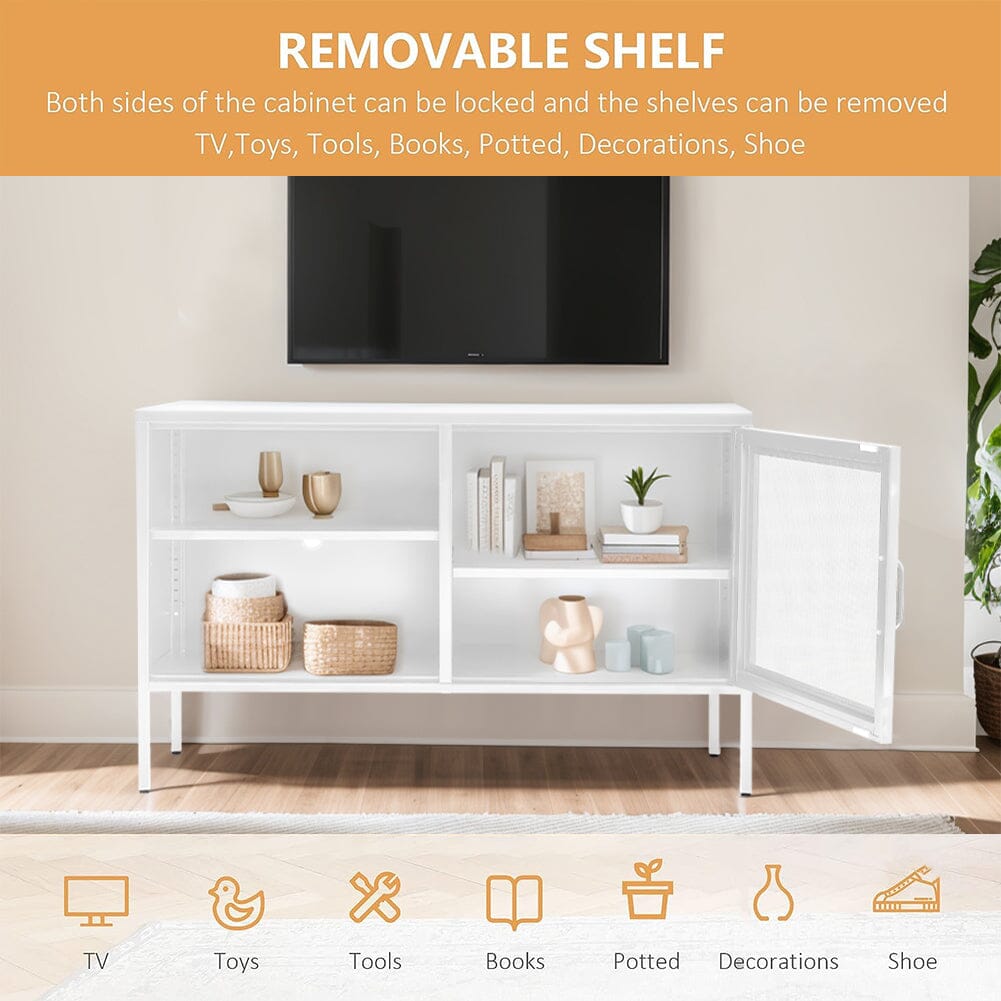 Freestanding Steel File Filing Cabinet with Open Shelves Living and Home 