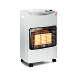 Black 4.2KW Portable Heater Free Standing Heating Cabinet Butane Gas Heater Space Heaters Living and Home 