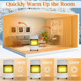 Black 4.2KW Portable Heater Free Standing Heating Cabinet Butane Gas Heater Space Heaters Living and Home 