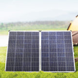 Portable Folding Solar Panel Kit Solar Panels Living and Home 160W 