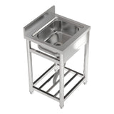 Stainless Steel One Compartment Commercial Sink Living and Home 