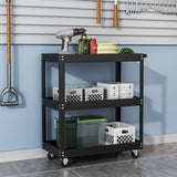 3 Tier Rolling Tool Cart Storage Organizer Tool Storage Cabinets Living and Home 