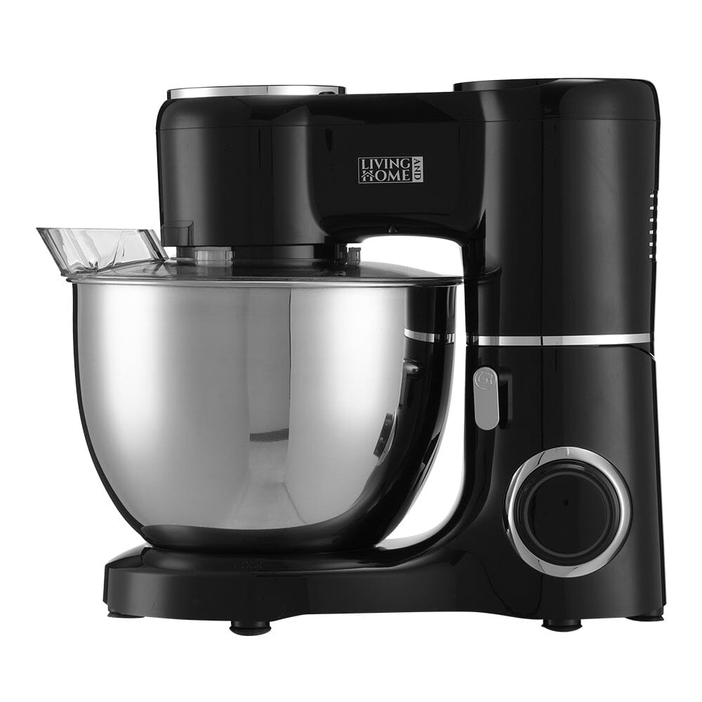8-Quart Household Stand Mixer with Accessories in Black Kitchen Appliances Living and Home 