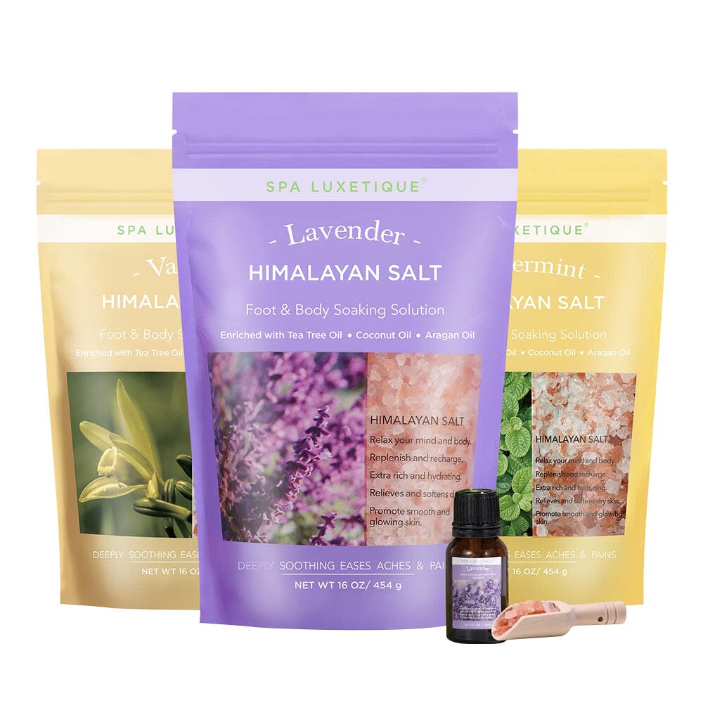 SPA-BS-03 SPA Luxetique Himalayan Salt Body Care Gift Set Living and Home 