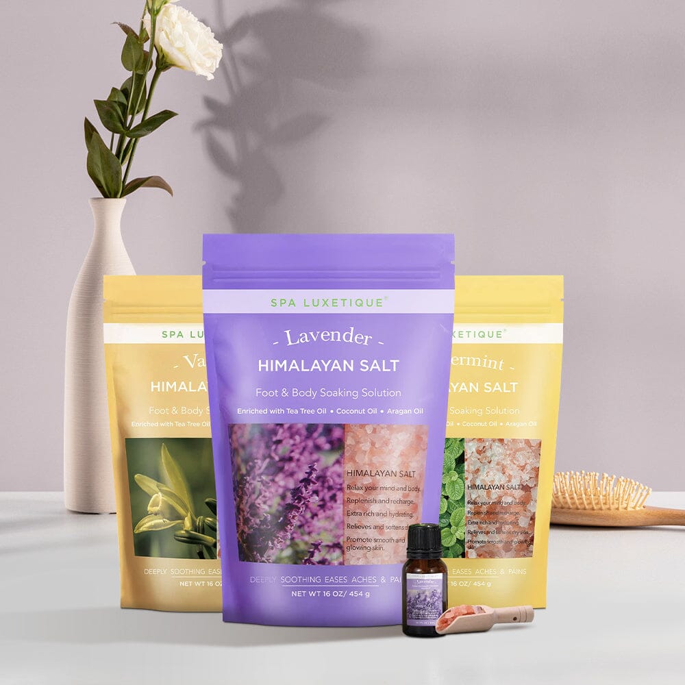 SPA-BS-03 SPA Luxetique Himalayan Salt Body Care Gift Set Living and Home 