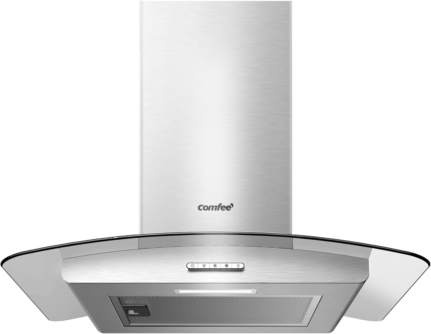 60cm Chimney Cooker Range Hood Kitchen Extractor with 3-Speed Modes Living and Home 