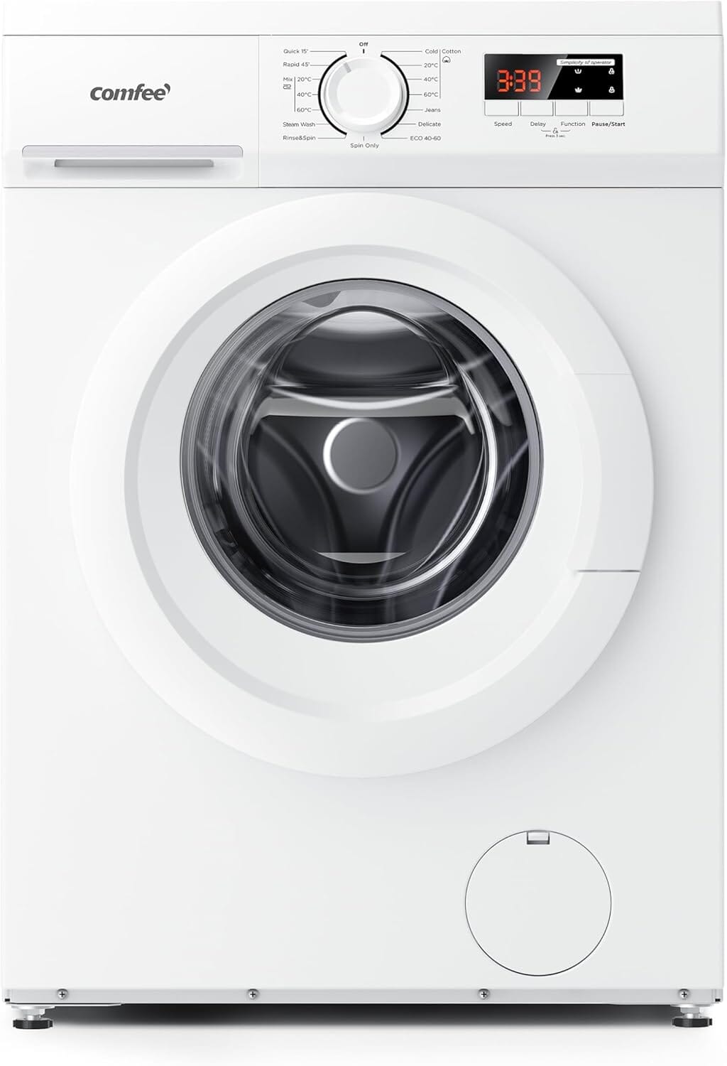 Freestanding Washing Machine 8KG Load White Living and Home 