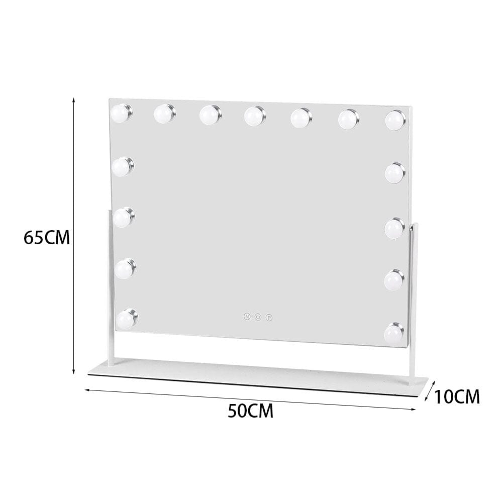 Adjusted Hollywood Vanity LED Lighted Makeup Mirror Living and Home