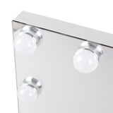 Adjusted Hollywood Vanity LED Lighted Makeup Mirror LED Make Up Mirrors Living and Home 