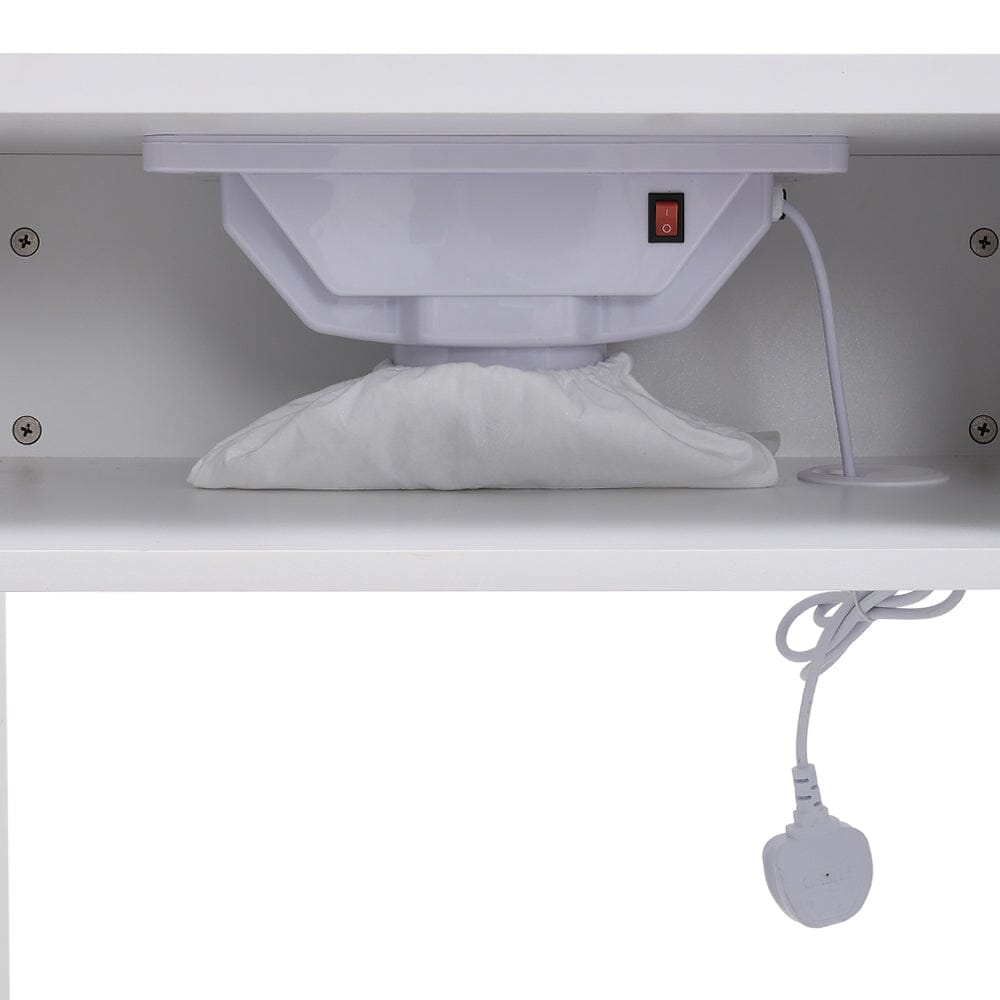 Wheeled Manicure Table with Electric Dust Extractor Dressing Tables Living and Home 