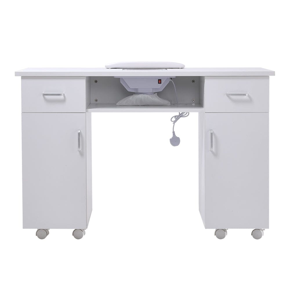 Wheeled Manicure Table with Electric Dust Extractor Dressing Tables Living and Home 