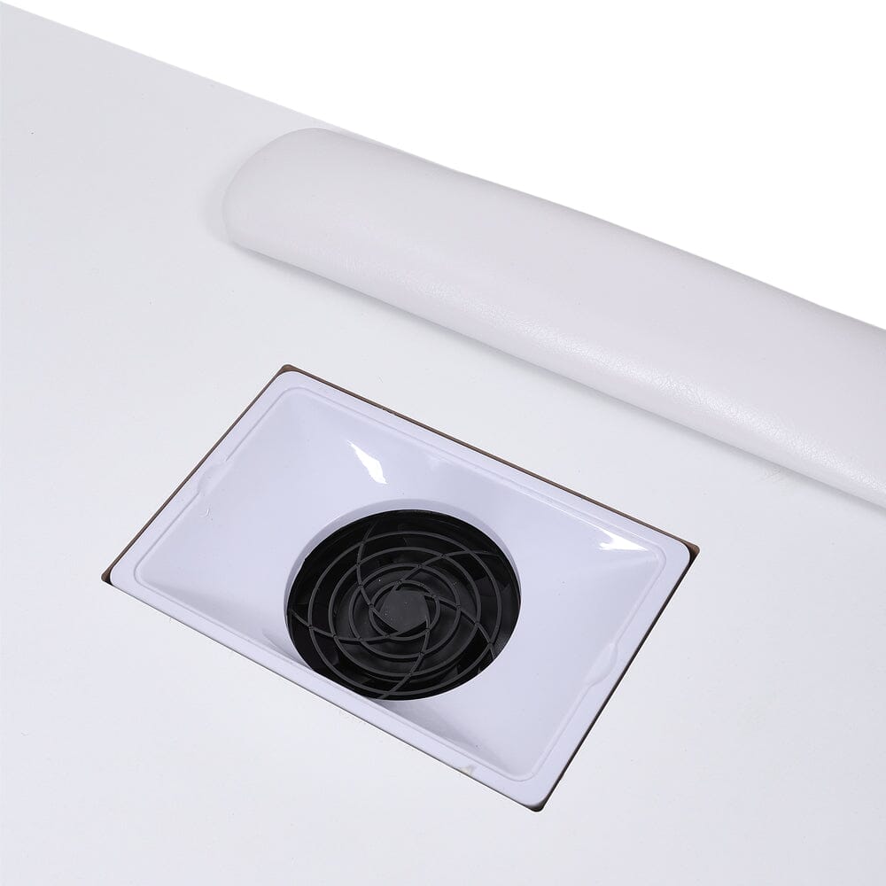 Wheeled Manicure Table with Electric Dust Extractor Dressing Tables Living and Home 