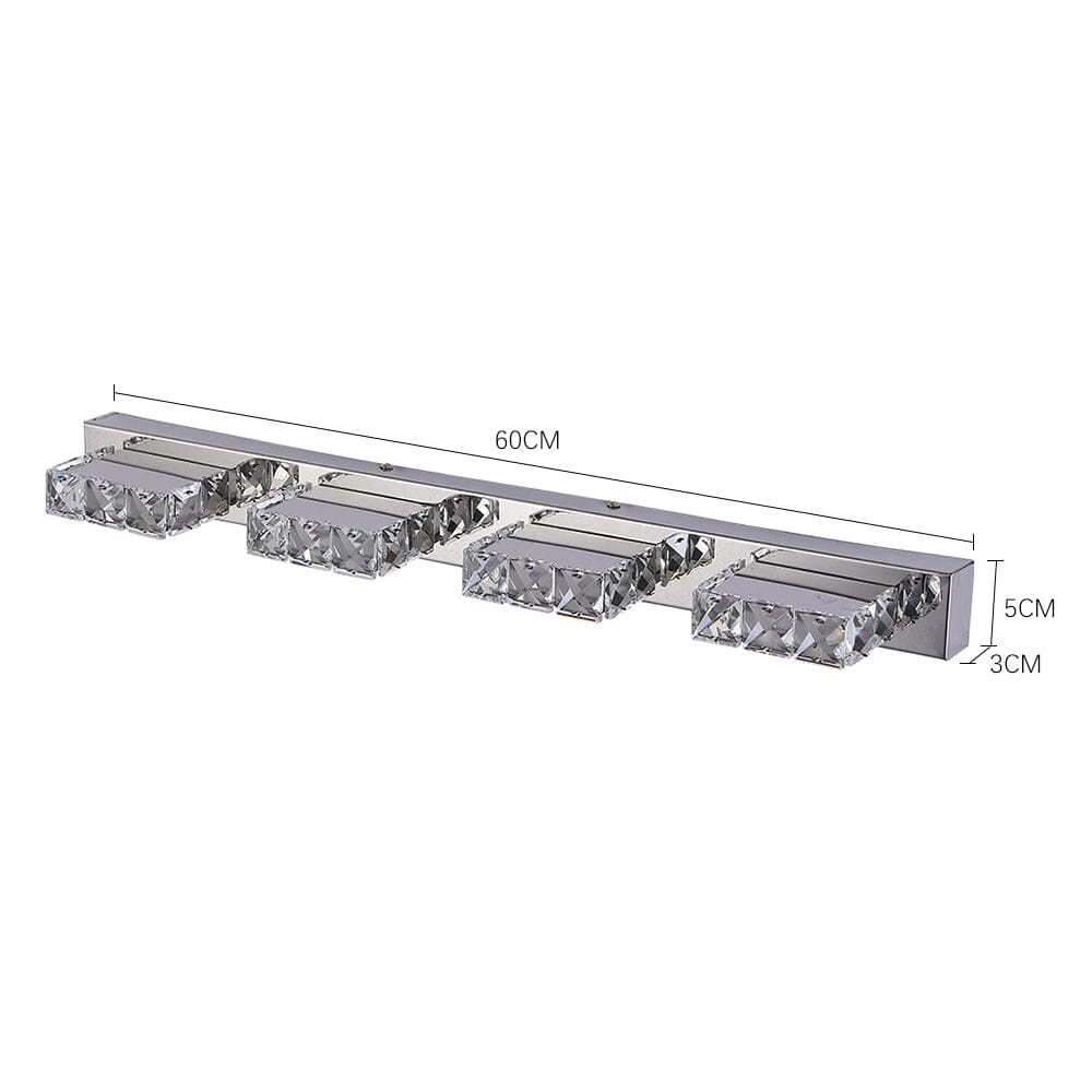 Chrome 4 Light Bathroom Vanity Light Living and Home