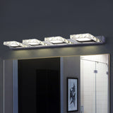 Chrome 4 Light Bathroom Vanity Light Wall Lamps Living and Home 