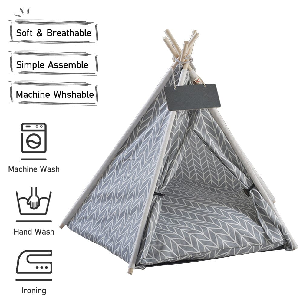 Cozy All-Season Pet Tent for Cats and Dogs - Gray Living and Home 