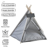 Cozy All-Season Pet Tent for Cats and Dogs - Gray Living and Home 