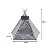 Cozy All-Season Pet Tent for Cats and Dogs - Gray Living and Home 