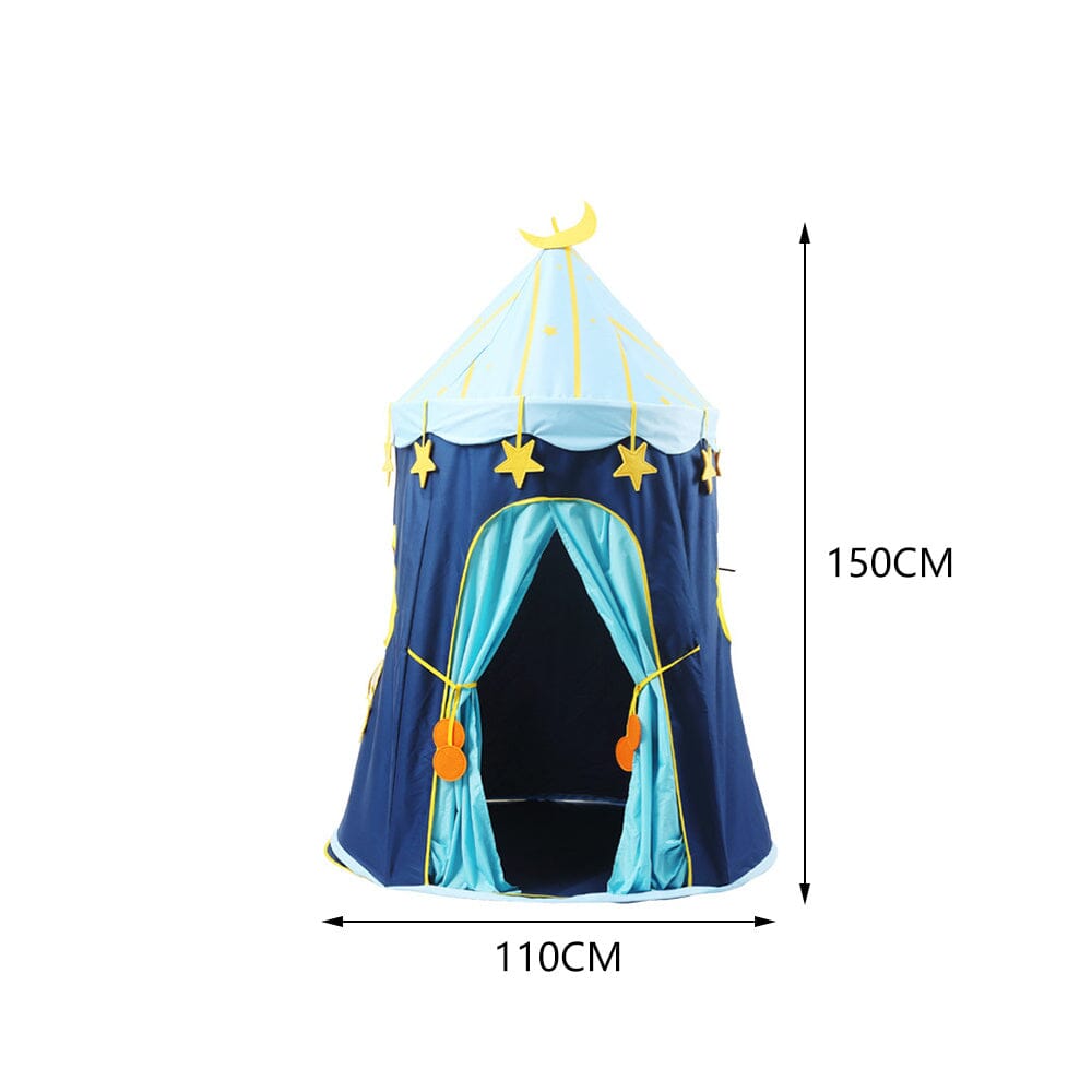 Starry Blue Mongolian Yurt Playhouse Tent Living and Home 