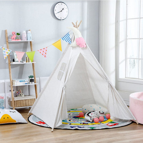 Children Indian Tent Teepee Kids Indoor Play House Living and Home 