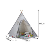 Children Indian Tent Teepee Kids Indoor Play House Play Tents Living and Home 