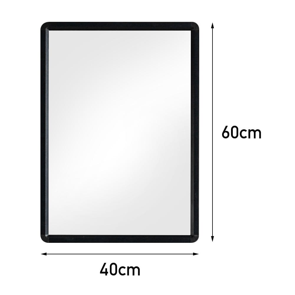 Rectangular Aluminum Alloy Frame Wall Mirror Living and Home 
