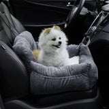 Cozy Dog Car Seat Bed with Storage Pocket and Adjustable Strap Living and Home 