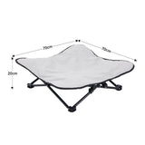 Portable Raised Pet Cot Living and Home 