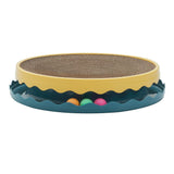 Circular Cat Scratching Board with Ball Toy Living and Home 