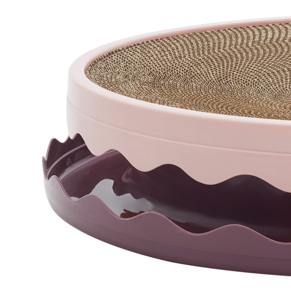Circular Cat Scratching Board with Ball Toy Living and Home 