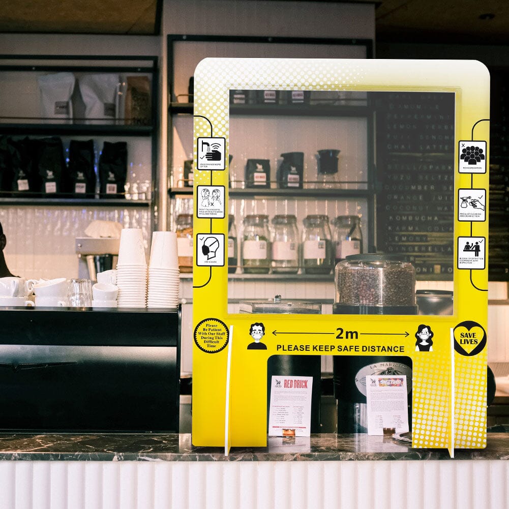 Protective Screen with Acrylic Window Living and Home 