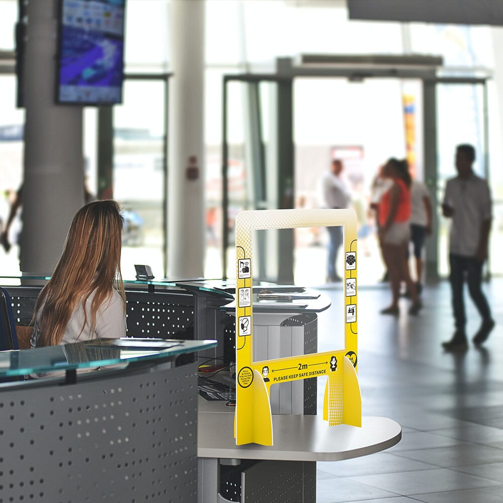 Protective Screen with Acrylic Window Living and Home 