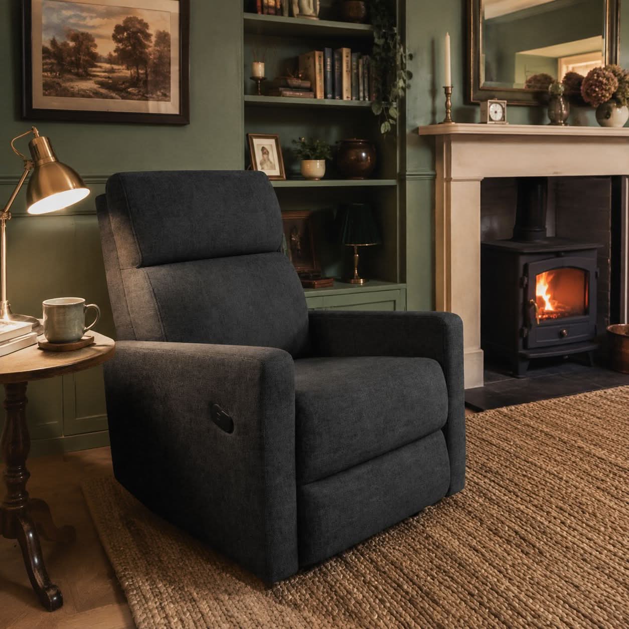 2-Mode Manual Recliner Armchair Cottonfy UK 