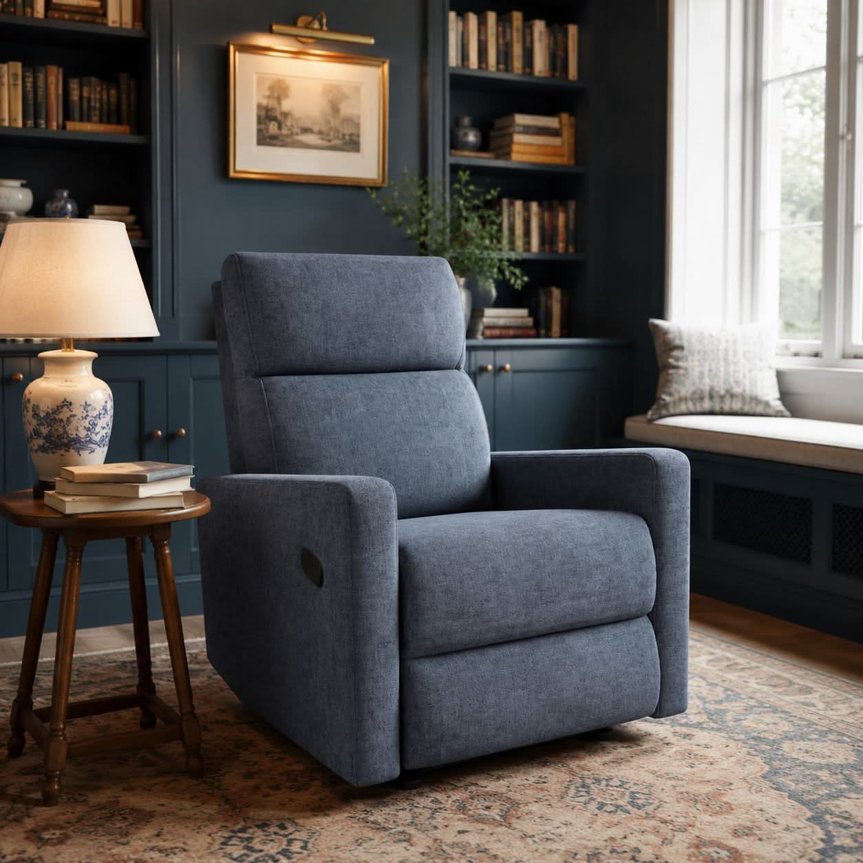 2-Mode Manual Recliner Armchair Cottonfy UK 