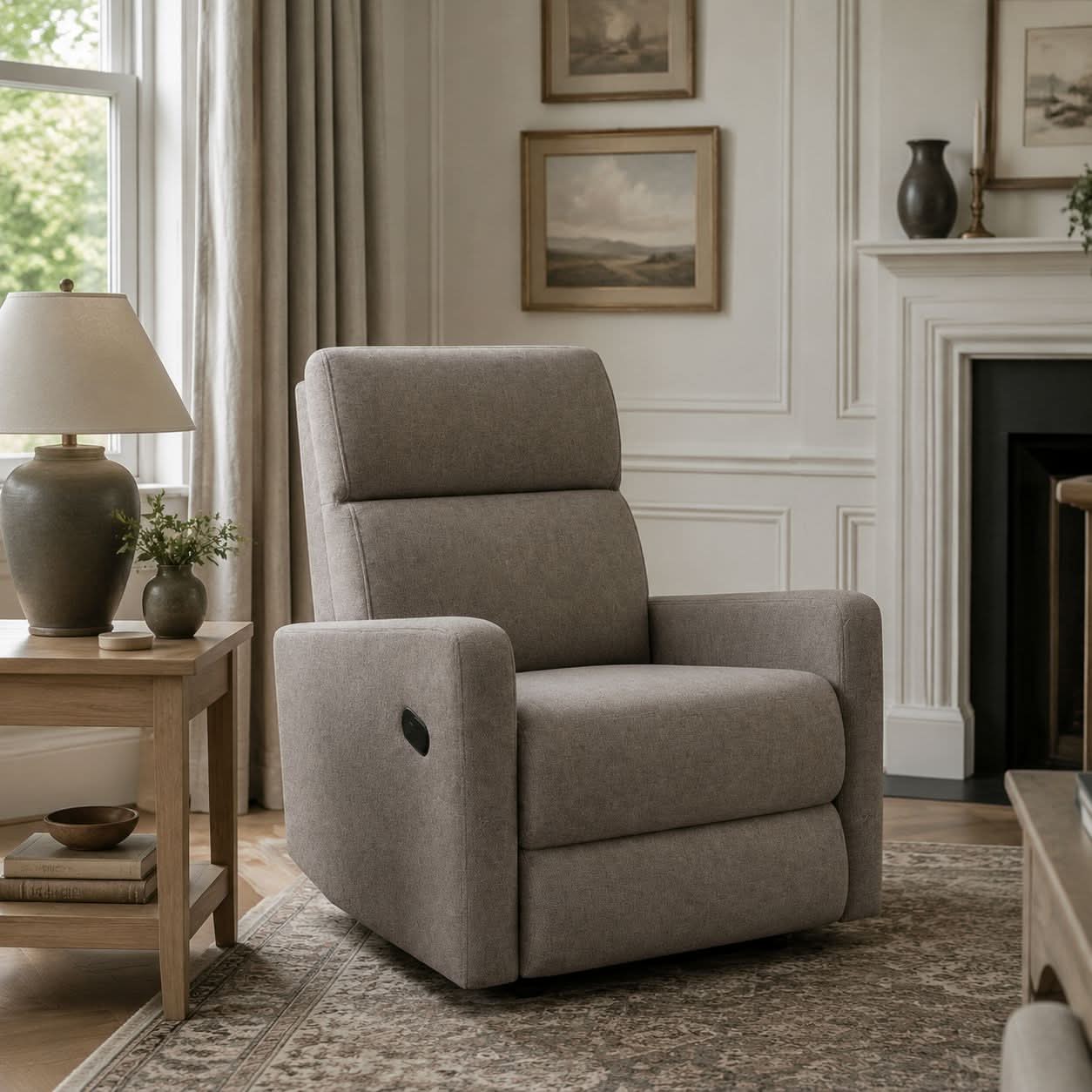 2-Mode Manual Recliner Armchair Cottonfy UK 