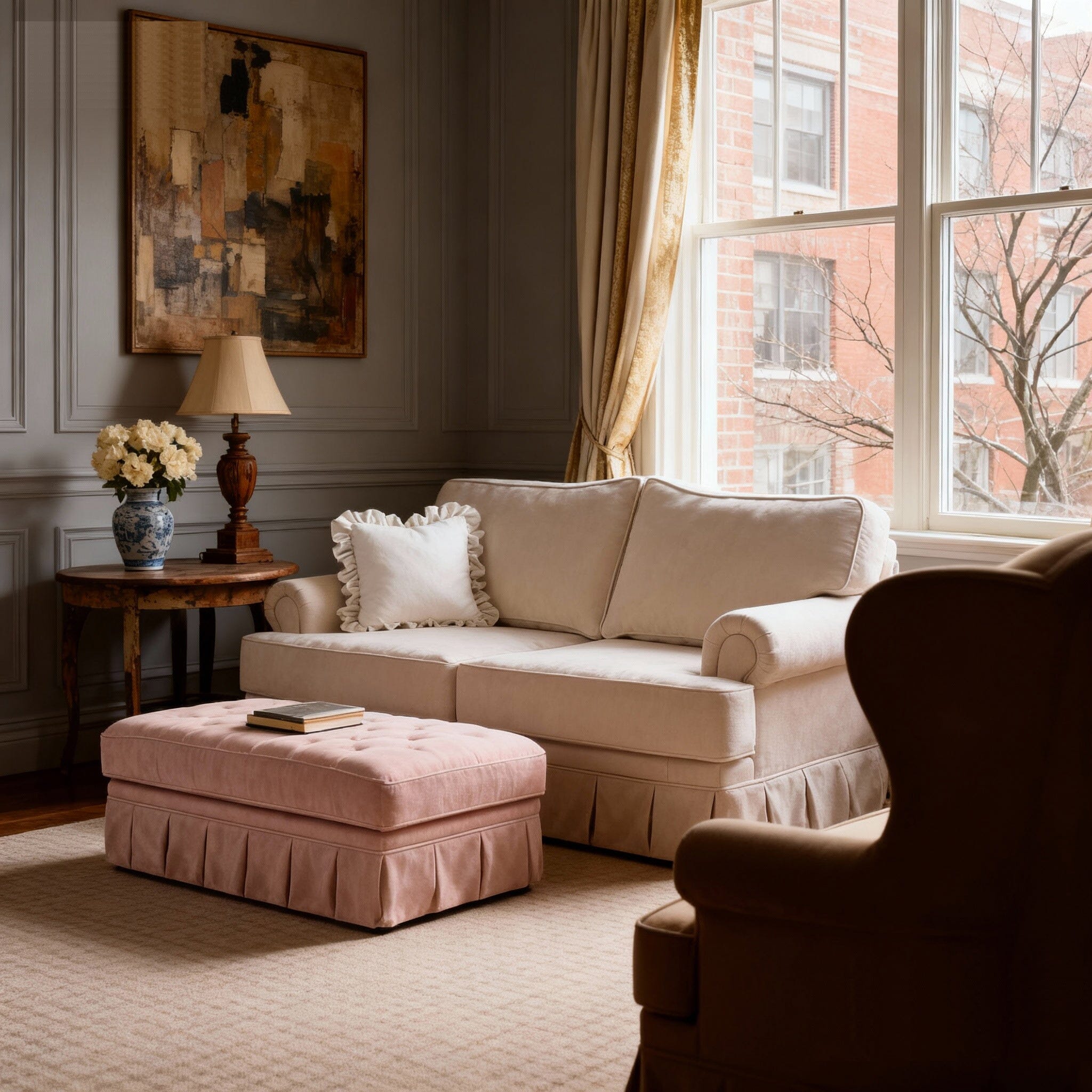 Cottonfy Kensington Chesterfield Style Retro Sofa with Storage Cottonfy UK 