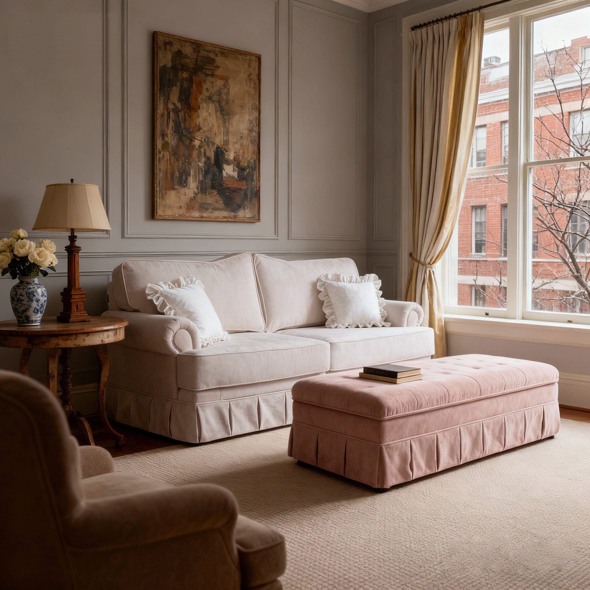 Cottonfy Kensington Chesterfield Style Retro Sofa with Storage Cottonfy UK 