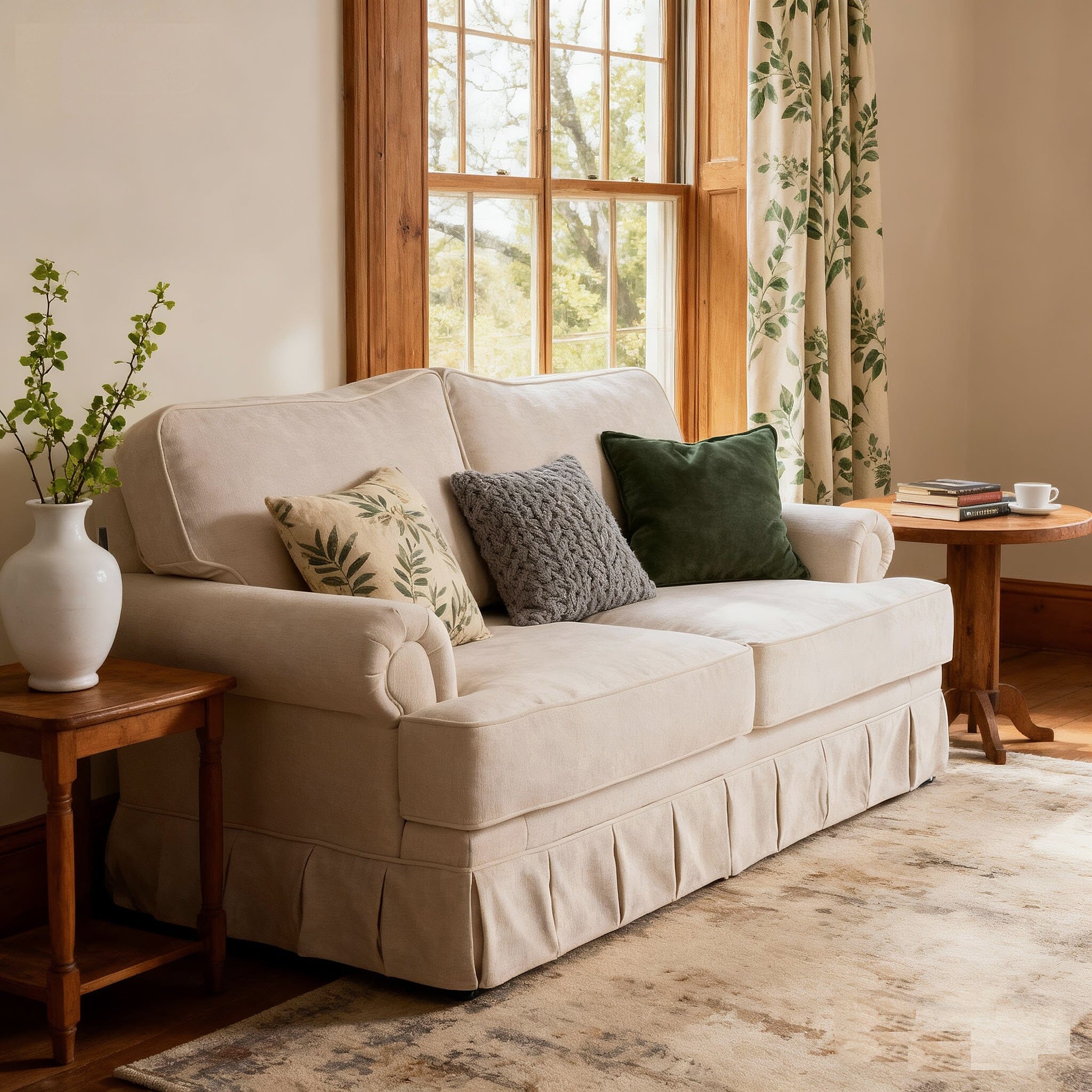 Cottonfy Kensington Chesterfield Style Retro Sofa with Storage Cottonfy UK 