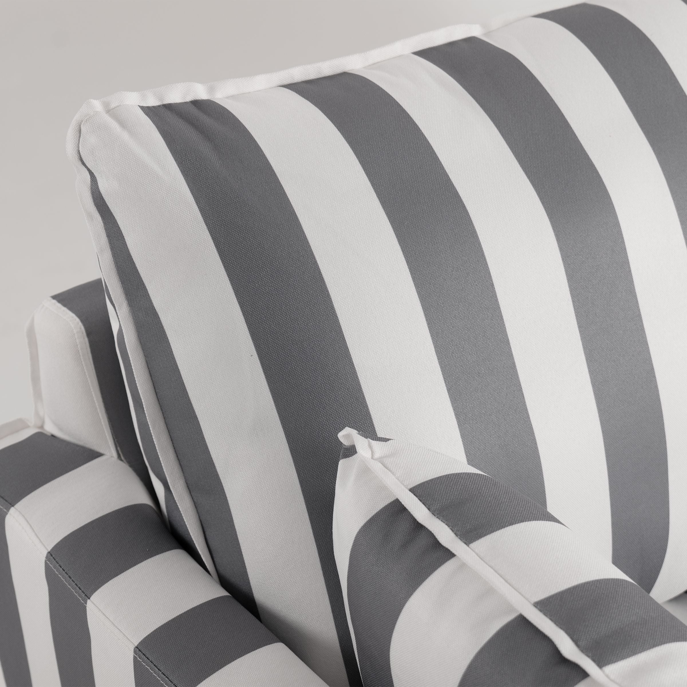 Cottonfy Retro Striped Fabric Handmade Sofa Cottonfy UK 