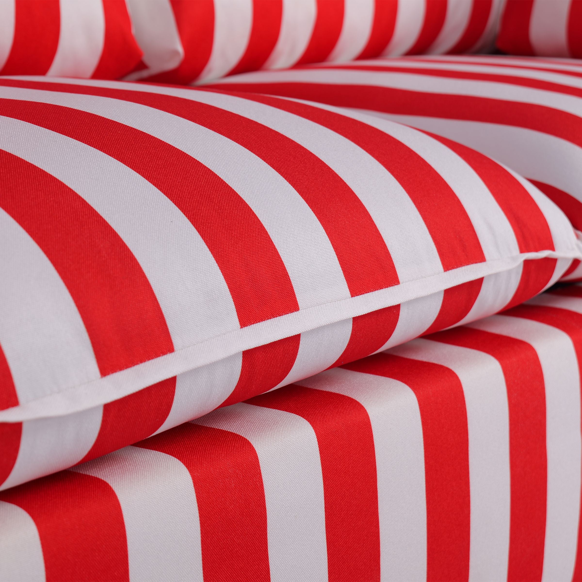 Cottonfy Retro Striped Fabric Handmade Sofa Cottonfy UK 