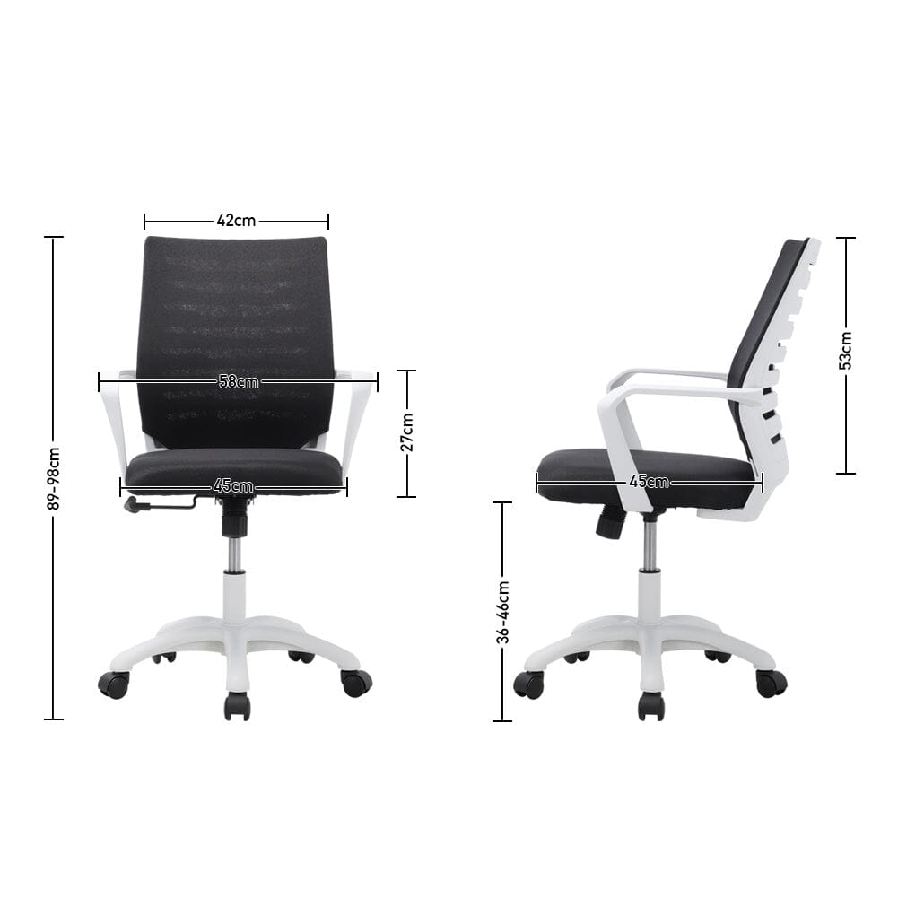 Professional Ergonomic Mesh & Fabric Office Chair Living and Home 