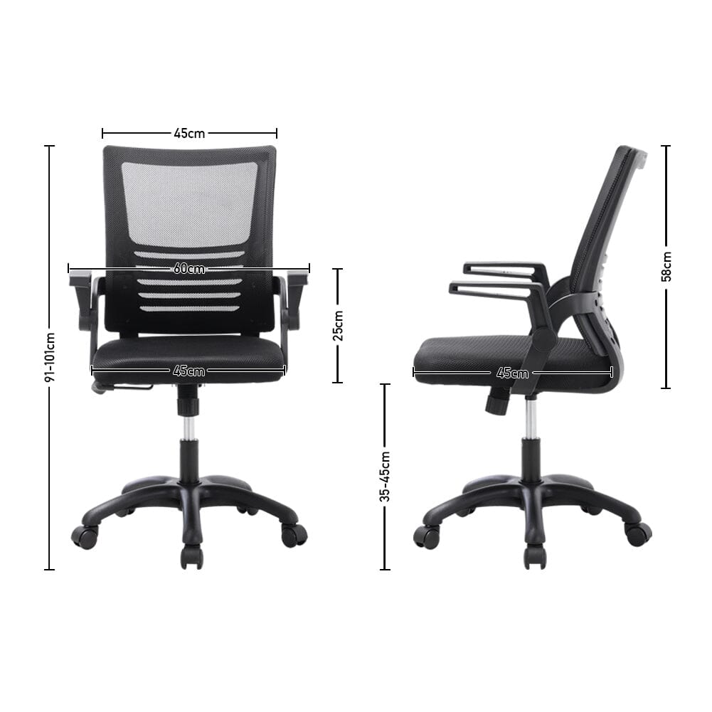 Professional Ergonomic Mesh & Fabric Office Chair Living and Home 