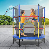 4.5FT Kids Mini Trampoline with Safety Enclosure Trampolines Living and Home 