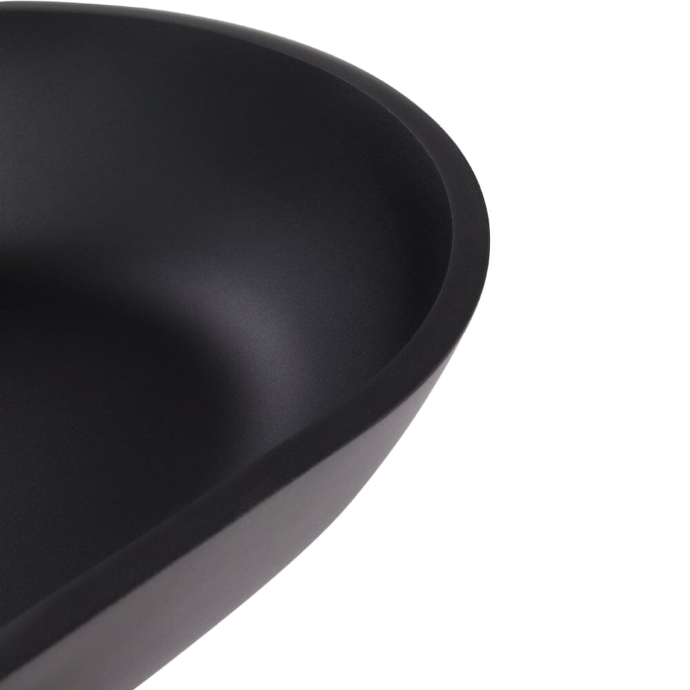 Oval Black Ceramic Vessel Bathroom Sink Drain Set Living and Home 
