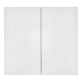 Morden Frameless Mirror Cabinet with LED Lighting Bathroom Mirror Cabinets Living and Home 