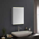 Modern Frameless 1 Door LED Mirror Cabitnet Bathroom Mirror Cabinets Living and Home 